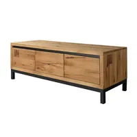 Massivmoebel24 Villanders TV-Board 153x55x54 cm Natur Geölt Holz