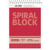 Brunnen Spiralnotizblock A6 kariert Rot