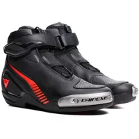 Dainese Superya Motorradschuhe Schwarz / Fluo-Rot 40