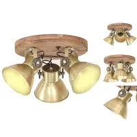 VidaXL Industriestil 1 rund Messing