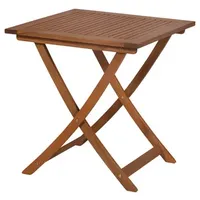 Merxx Klapptisch 70 x 70 x 74 cm Beige/Braun