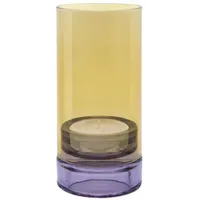 REMEMBER Windlicht Lys Glas Lila