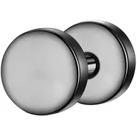 True Rebels Ohrstecker TR329 grau 5,9 Edelstahl