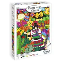 Sentosphere Malen nach Zahlen Mexikanischer Markt 1 St. Karton