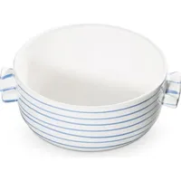 Gmundner Suppentopf rund blaugeflammt