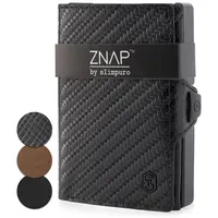 Slimpuro ZNAP Slim Wallet Geldbörse unisex schwarz