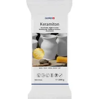 Glorex  Keramiton Modelliermasse 1000g Weiß