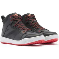 Dainese Suburb D-WP wasserdichte Motorrad Schuhe, schwarz-weiss-rot, Größe 40