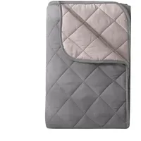 Wometo Sommerbett, grau Textil, 135x200 cm, OEKO-TEX Schlaftextilien, Bettdecken