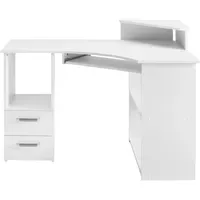 Vogl möbelfabrik Eckschreibtisch Sam Weiß