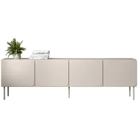 Mirjan24 Rafael TV-Lowboard 200x61x40 cm Beige Metall/MDF/Melamin