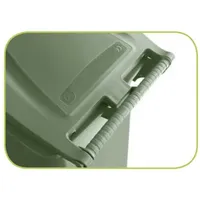 Stefanplast Mülltonne 120 l Weiß