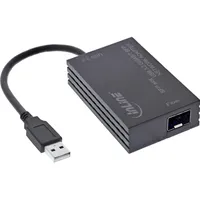 InLine USB-A zu SFP Gigabit Fiber Netzwerkadapter 10/100/1000 Mb/s,