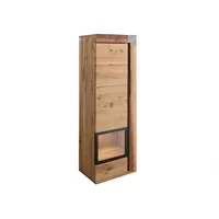 MASSIVMOEBEL24.DE Vitrine 47 x 35 x 142 cm Natur