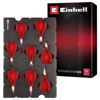 Einhell Elektronik Zangen-set 8-tlg. Einleger Pad 370523 Einlage Rot-schwarz