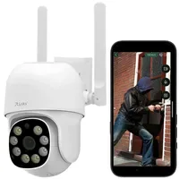 7links WLAN-Pan-Tilt-Outdoorkamera 2K Farb-Nachtsicht