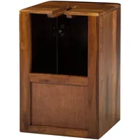 MASSIVMOEBEL24.DE Waschbeckenunterschrank Sheesham 40x40x60 walnuss lackiert Toronto 319