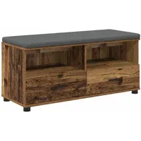VidaXL Flurbank mit Kissen mit Schubladen 100 x 38