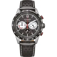 Citizen Eco-Drive CA4717 Chronograph Leder schwarz 44 mm CA4717-06E