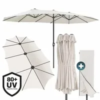 Kingsleeve Schirmhülle für Doppelsonnenschirm Aluminium 460 x 270 cm