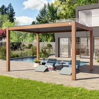 Primeyard Pergola 3 x 4 m Braun/Grau