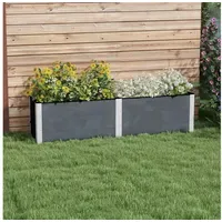 Outsunny Hochbeet 200 x 50 x 56 cm Grau