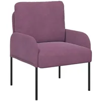 VidaXL Sofas mit Kissen 55cm Lila Sperrholz