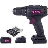 Gomag GO-BS60BL inkl. 4,0 Ah + Bitschrauberset