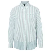 Marc Cain Gestreifte Hemdbluse Bright Emerald 36