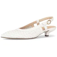 Gabor Slingpumps GABOR "Slingpumps", Damen, Gr. 38, creme, Schuhe