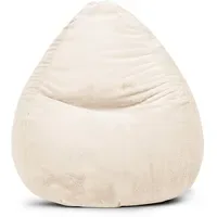 Magma Heimtex "Beanbag SOFTY XXL", beige (natur), B:130cm, Bezug: