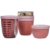 Mepal Ellipse 3-teilig rosa 0,5 l + 0,2 l