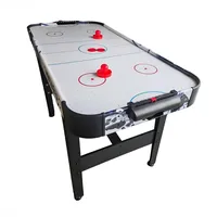 Relaxdays Airhockey Tisch, Kinder, mit Gebläse,