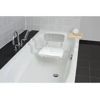 Eschenbach Badewannensitz mit Rückenlehne weiß