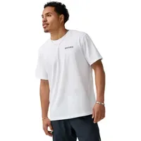 Brooks Herren Graphic Short Sleeve weiß