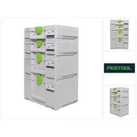 Festool Systainer Set 4-tlg. grün 10,40 l
