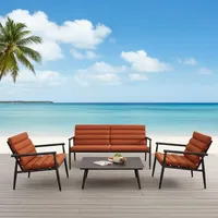 Lesli Living Harper Terra Loungeset grau/braun