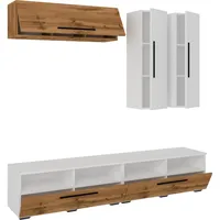 VCM Schrankwand Wohnzimmer Anbauwand Wohnwand Arila XL