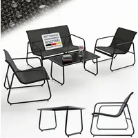 Juskys Genua Set 4-tlg. Anthrazit 