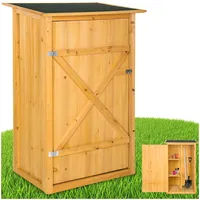 Tectake Gartenschrank mit Flachdach 75 x 56 x 118
