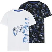 Kidsworld T-Shirt KIDSWORLD "2er Pack Shirts mit Gamer/Controller Print",