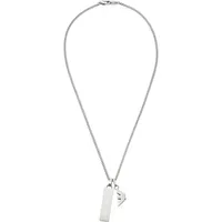 Emporio Armani Kette EAGLE LOGO Edelstahl Silber