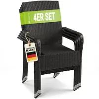 Juskys Yoro Stapelstuhl 4 St. 43 x 0 x