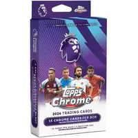 Topps Chrome Premier League 2026 Hanger Pack mit 15