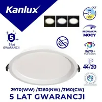 KANLUX TIBERI 29W Ø 230mm CCT