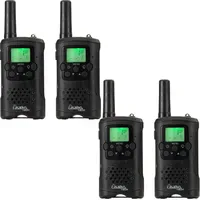 Casativo-tech Casativo 4er-Set Akku-PMR-Funkgerät, Gürtelclip & Taschenlampe, Walkie Talkie