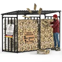 Lawa Kaminholzregal Metall 300 x 105 x 185 cm