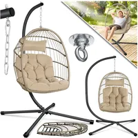 Kesser KESSER® Hängesessel Jungle mit Gestell Stahl Hängekorb Sessel