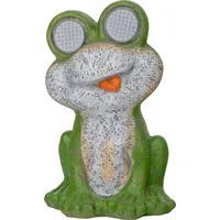 NÄVE Dekoleuchte Kunststoff H: 19cm inkl. animierte LED Augen
