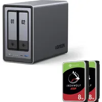 UGREEN NASync DXP2800 NAS System 2-Bay inkl. Seagate Festplatte